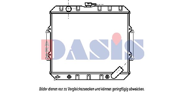 AKS DASIS Радиатор, охлаждение двигателя 140300N